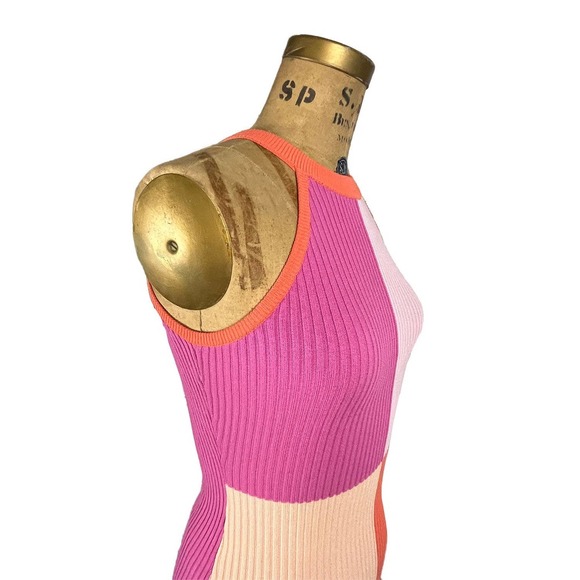 Pink Halter Mini Dress - Picture 6 of 8